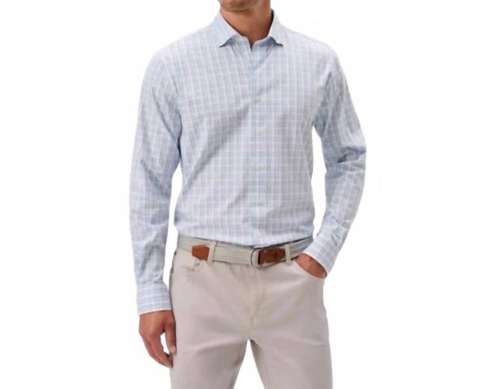 NEW JOHNNIE-O salvadore performance button down shirt in white